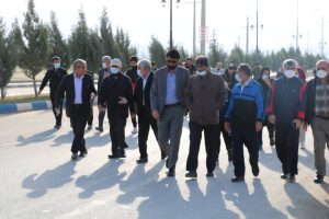 همایش پیاده روی خانوادگی به مناسبت چهل و سومین سالگرد پیروزی انقلاب اسلامی در شهرستان باغملک