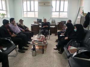 نشست مدیران پایگاه خبری و خبرنگاران با رئیس اداره ورزش و جوانان شهرستان باغملک