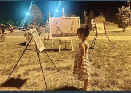 نخستین نمایشگاه آثار هنر های تجسمی  در قلعه تل برگزار شد