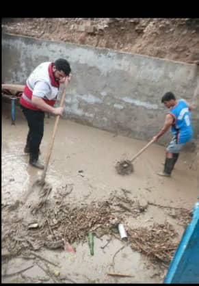 امداد رسانی هلال‌احمر به بیش از ۴۶خانوار آسیب دیده از فعالیت سامانه مانسون در خوزستان