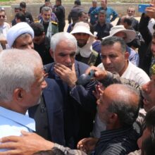 استاندار خوزستان در حاشیه بازدید از بخش صیدون گفت مناطق شرقی تحت تاثیر مونسون قرار گرفتند