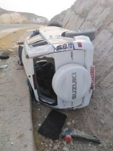 واژگونی خودرو حامل همراهان وزیر فرهنگ و ارشاد اسلامی در جاده های مرگبار خوزستان