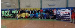 مراسم افتتاحیه مسابقات والیبال دانش آموزان پسر مقطع متوسطه دوم برگزار شد