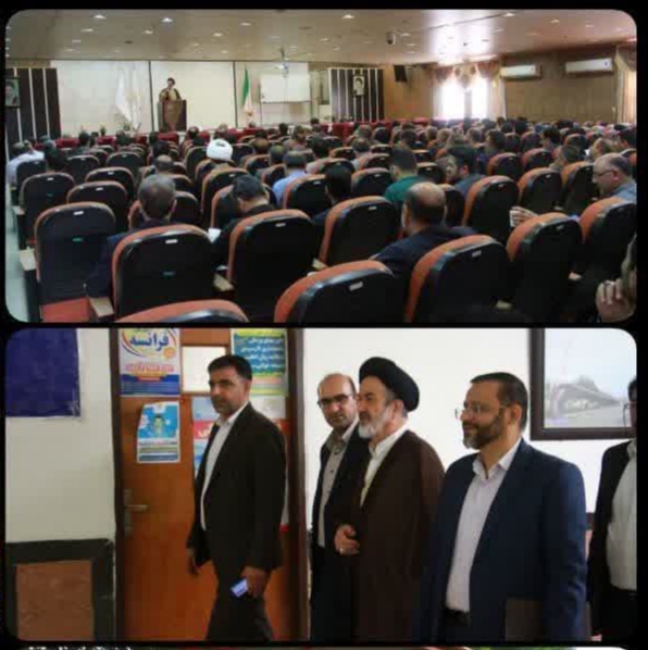 مسئول نهاد نمایندگی ولی فقیه در دانشگاه پیام نور کشور و هیات همراه از مراکز و واحدهای دانشگاه پیام نور استان خوزستان بازدید کردند