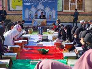 آئین معنوی محفل انس با قرآن در شهرستان باغملک برگزار شد