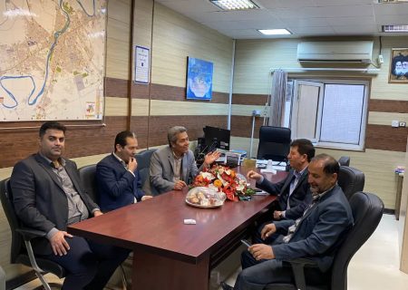 دیدار اعضای شورای شهر قلعه تل با ۳ مدیرکل در استان خوزستان