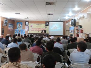 به مناسبت هفته عقیدتی سیاسی و هفته معلم از  مربیان با حضور مسئول دفتر نمایندگی ولی فقیه در سپاه حضرت ولی عصر(عج) خوزستان تجلیل به عمل آمد