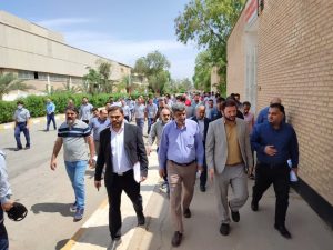 مدیرکل تعاون ، کار و رفاه اجتماعی خوزستان از شرکت فولاد کاویان بازدید کرد