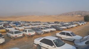 ساماندهی چند هزار خودرو و پارک آنها توسط پلیس راهنمایی و رانندگی شهرستان باغملک در مراسم تشییع و خاکسپاری شهید امنیت