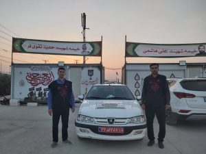 خدمت رسانی فنی به خودرو های زائرین امام حسین(ع) توسط مهندسین باغملکی