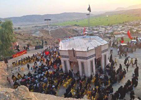 برگزاری مراسم اربعین حسینی در دهستان منگشت تپه شهدای گمنام ابوالعباس