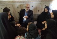 استاندار خوزستان با خانواده شهید محمد قنبری در صیدون دیدار کرد