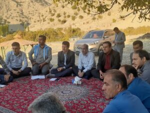 بازدید مشترک دستگاههای اجرایی استان  با حضور مدیرکل مدیریت بحران استانداری از شهرستان صیدون