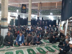 مراسم گرامیداشت شهدای حمله تروریستی راسک در شهرستان باغملک برگزار شد