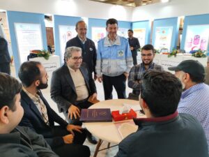 نشست محمد خانچی با گروه های جهادی در حاشیه نمایشگاه دومین رویداد مدیریت بحران ایران قوی