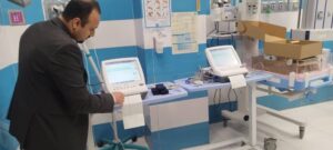 اهدای دو دستگاه NST به بخش زایشگاه بیمارستان شهید طباطبایی باغملک توسط موسسه خیریه کی شیخ عالی
